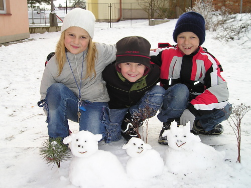 Sněhuláci v družině